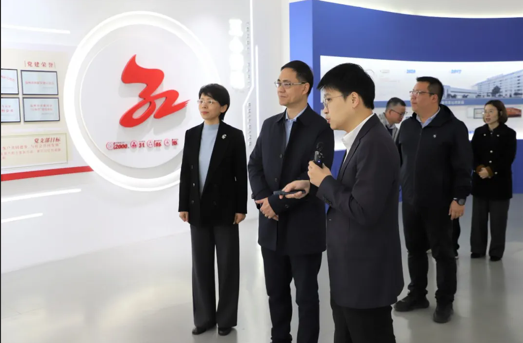 溫州市國防動員辦公室黨組書記、主任池曉榮一行調研通力科技